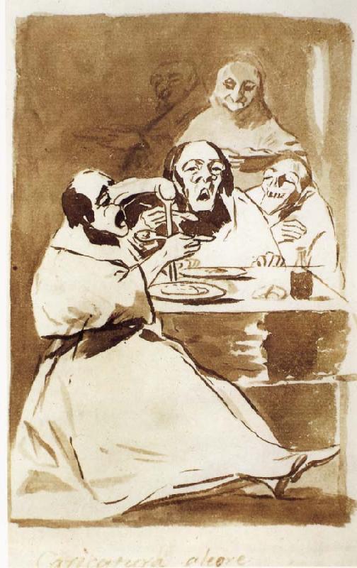 Francisco Goya Caricatura alegre Sweden oil painting art
